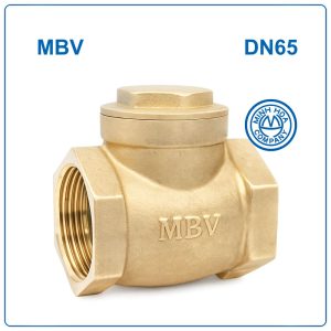 Van 1 chiều đồng lá lật MBV DN65