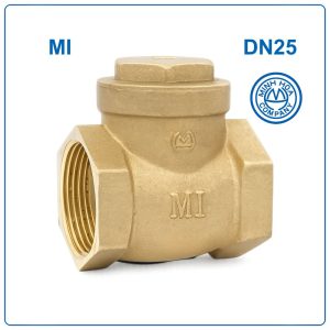 Van 1 chiều đồng lá lật MI DN25