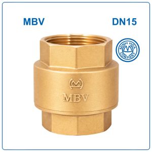 Van 1 chiều đồng lò xo MBV DN15