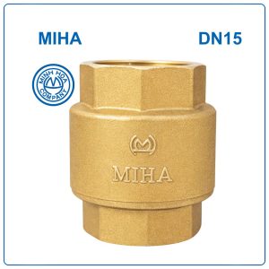 Van 1 chiều đồng lò xo MIHA DN15