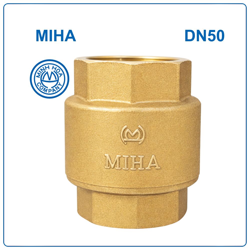 Van 1 chiều đồng lò xo MIHA DN50