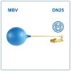 Van phao đồng MBV DN25