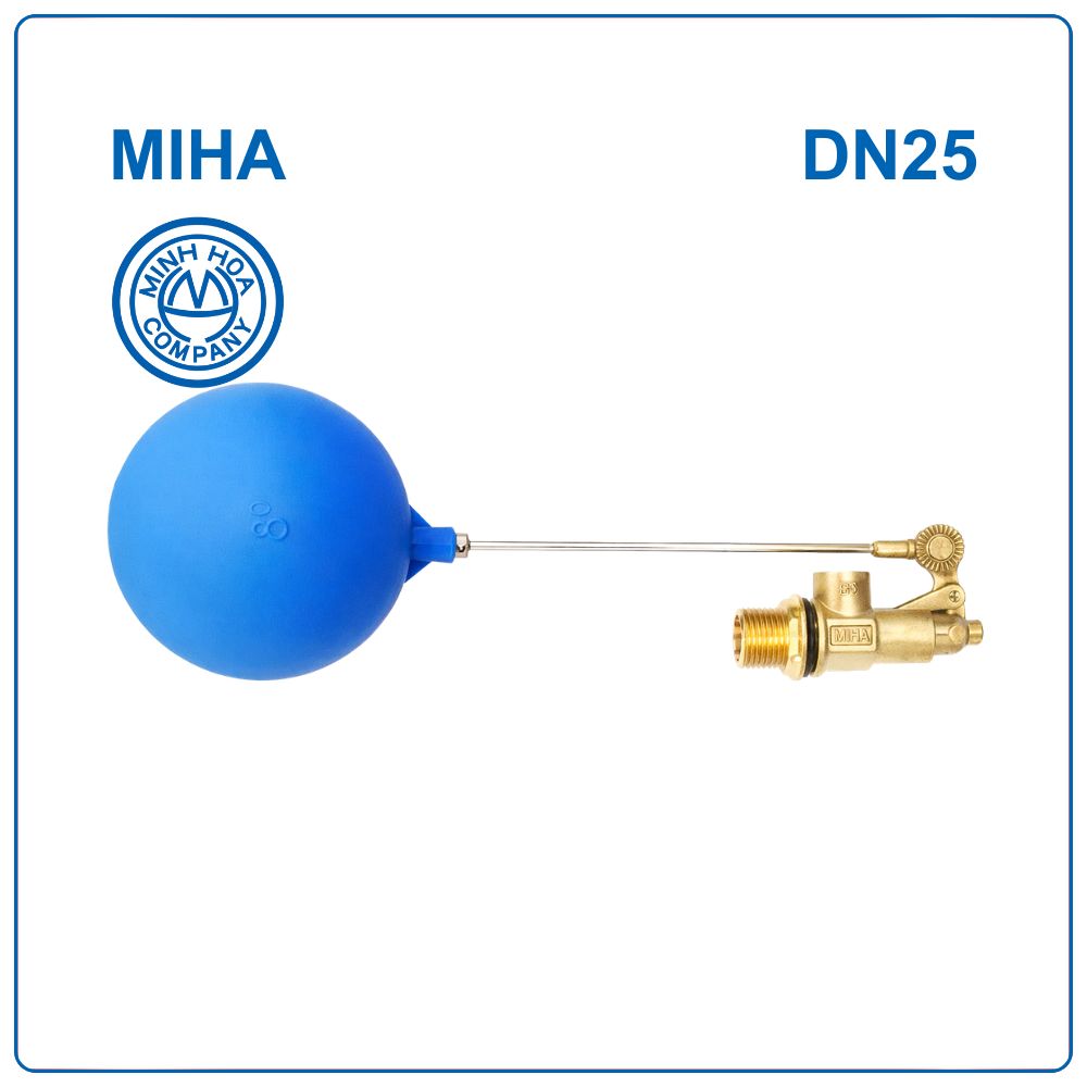 Van phao đồng Miha DN25